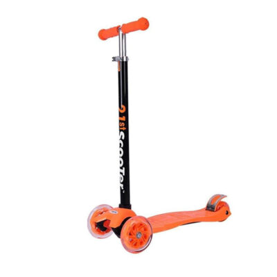 paidiko scooter tritroxo led fotismo portokali